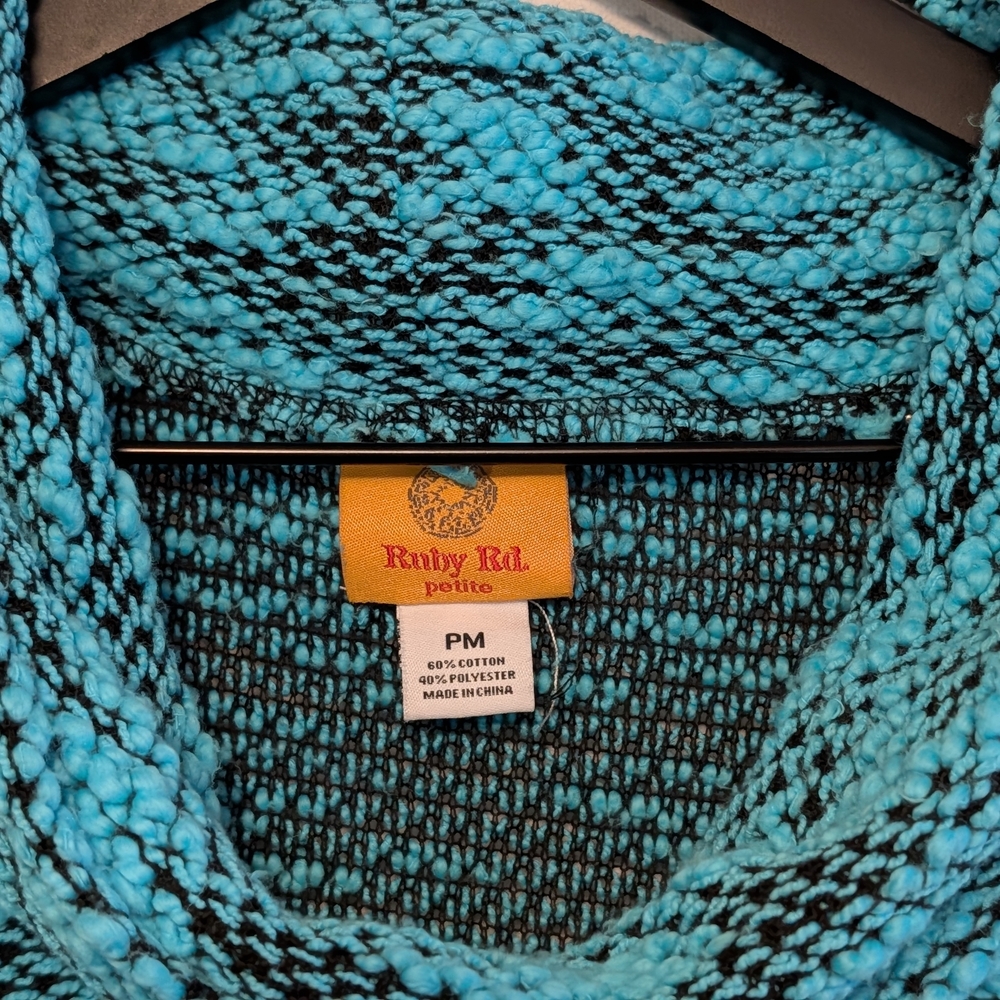 Ruby Rd Petite Medium Textured Cowl Neck Sweater … - image 2